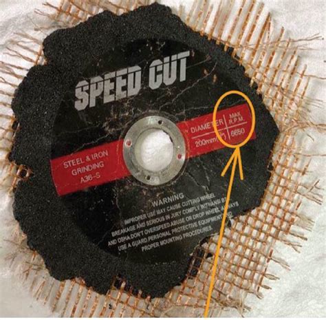 cutting disc accidents